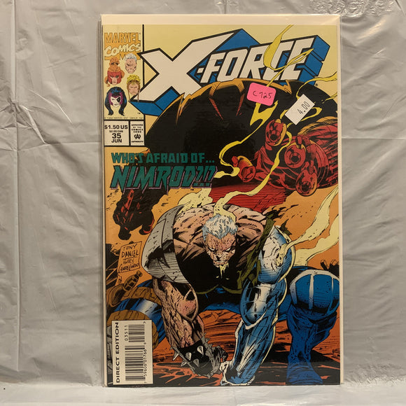 #35 X-Force Who's Afraid of Nimrod Marvel Comics BQ 9278