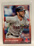#75 Dustin Pedroia Boston Red Sox 2015 Topps Series One Baseball Card