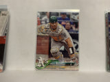 #336 Bruce Maxwell Oakland Athletics  2018 Topps Series 1 Baseball Card NU