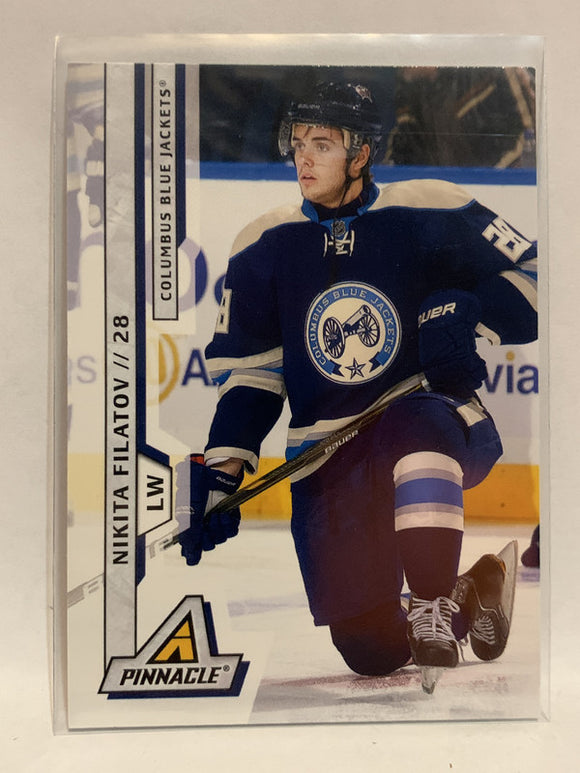 #142 Nikita Filatov Columbus Blue Jackets 2011-12 Pinnacle Hockey Card  NHL