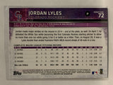 #72 Jordan Lyles Colorado Rockies 2015 Topps Series One Baseball Card