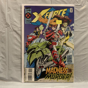 #40 X-Force Madness and Murder Marvel Comics BQ 9284