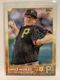 #66 Vance Worley Pittsburgh Penguins 2015 Topps Series One Baseball Card
