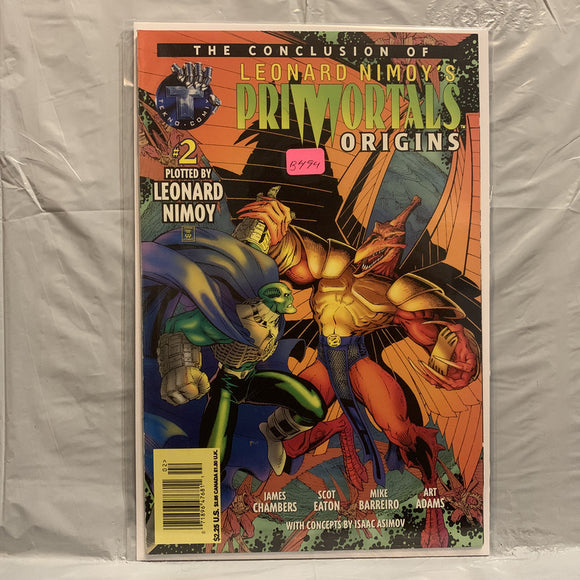 #2 The Conclusion of Leonard Nimoy's Primortals Origins Tekno Comics BR 9293