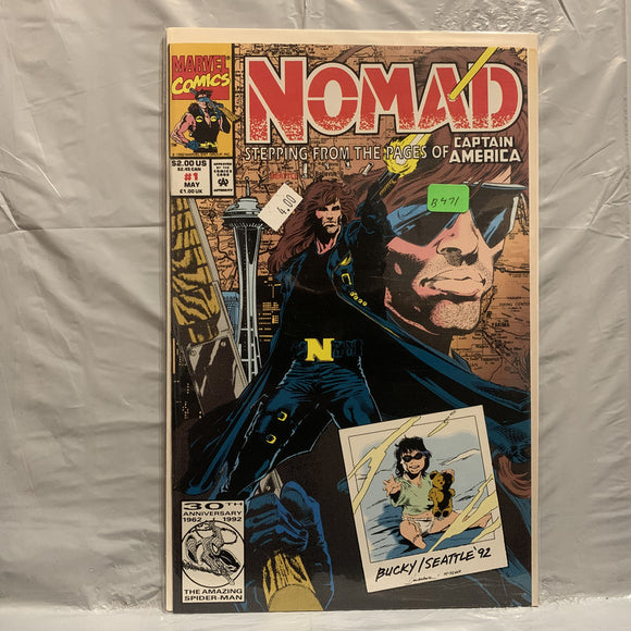#1 Nomad Stepping from the pages of Captain America Marvel Comics BR 9295