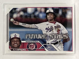 #35 CJ Abrams Future Stars Washington Nationals 2023 Topps Series One Baseball Card