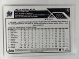 #172 Jazz Chisholm Jr   Miami Marlins 2023 Topps Series One Baseball Card