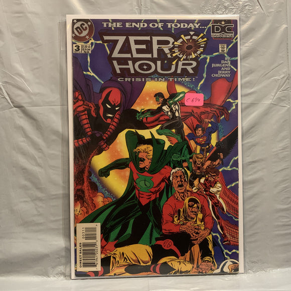 #3 Zero Hour Crisis in Time The End of Today DC Comics BR 9314