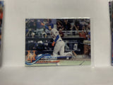 #344 Wilmer Flores New York Mets 2018 Topps Series 1 Baseball Card NV