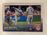 #25 Jose Bautista Toronto Blue Jays 2015 Topps Series One Baseball Card