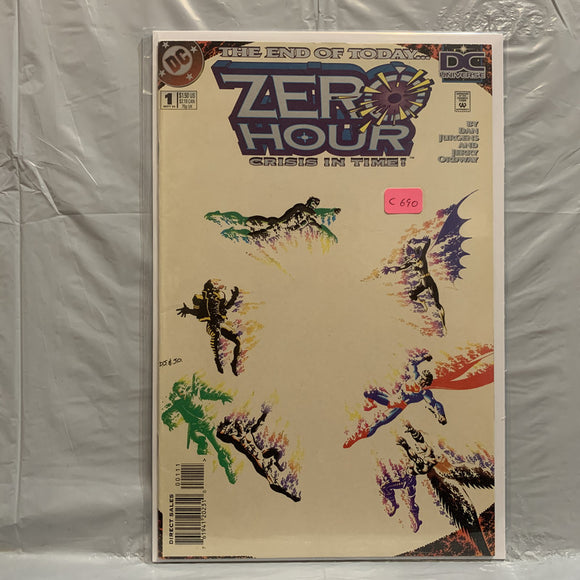 #1 Zero Hour Crisis in Time The End of Today DC Comics BR 9320