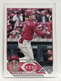 #166 Tylers Stephenson Cincinnati Reds 2023 Topps Series One Baseball Card