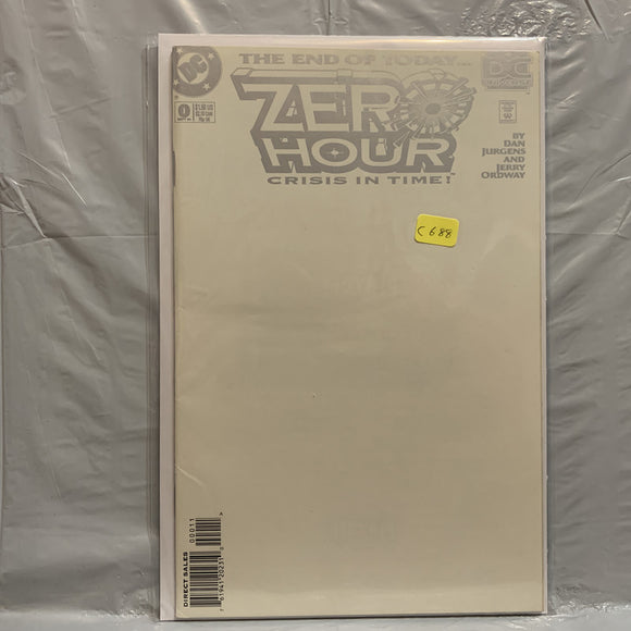 #0 Zero Hour Crisis in Time The End of Today DC Comics BR 9322
