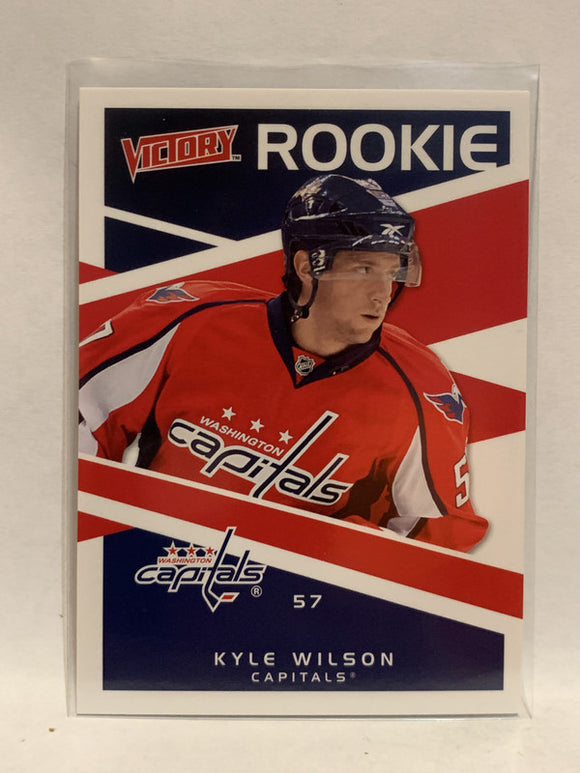 #250 Kyle Wilson Rookie Washington Capitals 2010-11 Victory Hockey Card  NHL