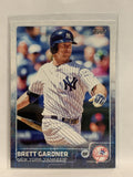 #21 Brett Gardner New York Yankees 2015 Topps Series One Baseball Card
