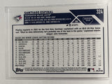 #324 Santiago Espinal Toronto Blue Jays 2023 Topps Series One Baseball Card