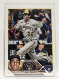 #192 Christian Yelich Milwaukee Brewers 2023 Topps Series One Baseball Card