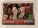 #9 Hunter Pence 2014 World Series 2015 Topps Series One Baseball Card
