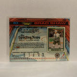 #83 Brad Shaw Hartford Whalers 1991-92 Topps Stadium Club Hockey Card JX