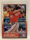 #6 Jayson Werth Washington Nationals 2015 Topps Series One Baseball Card