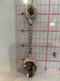 Cross Stitch Rose Souvenir Spoon