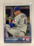 #198 Alexi Ogando Texas Rangers 2015 Topps Series One Baseball Card