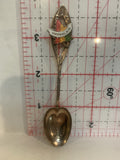 Camrose Alta Canada Maple Leaf Alberta Souvenir Spoon
