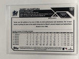 #107 Sandy Alcantara Miami Marlins 2023 Topps Series One Baseball Card