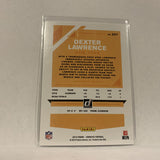 #257 Dexter Lawrence New York Giants Rookie 2019 Donruss Football Card AU