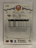 #104 Roman Josi Nashville Predators 2018-19 Upper Deck Series One Hockey Card