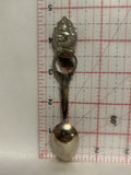 Cook Islands Flag Hibiscus Flower Souvenir Spoon