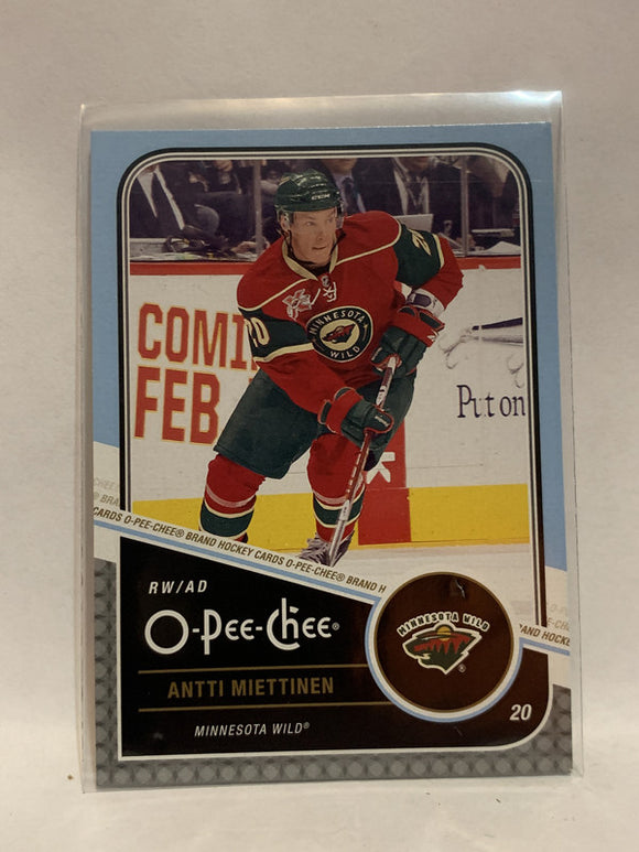 #216 Antti Miettinen Minnesota Wild 2011-12 O-PEE-CHEE Hockey Card  NHL