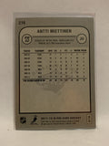 #216 Antti Miettinen Minnesota Wild 2011-12 O-PEE-CHEE Hockey Card  NHL