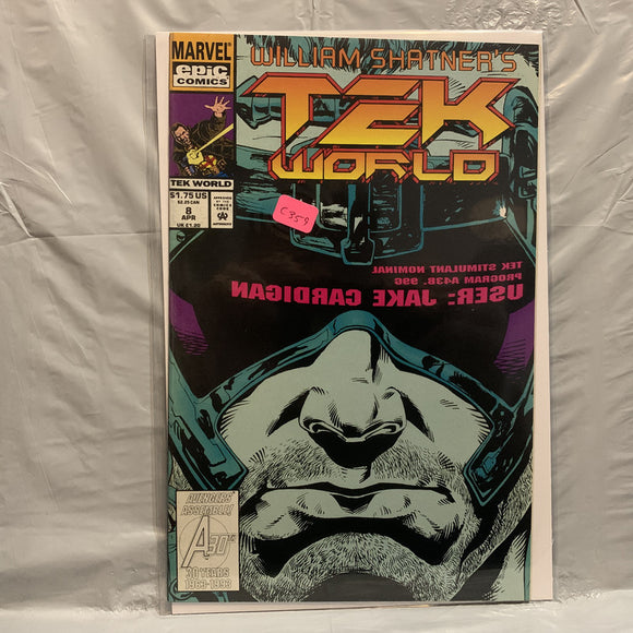 #8 William Shatner's Tek World Marvel Epic Comics BS 9370