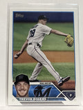 #29 Trevor Rogers   Miami Marlins 2023 Topps Series One Baseball Card