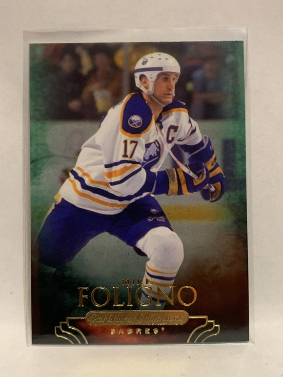#85 Mike Foligno Buffalo Sabres 2011-12 Parkhurst Champions Hockey Card  NHL