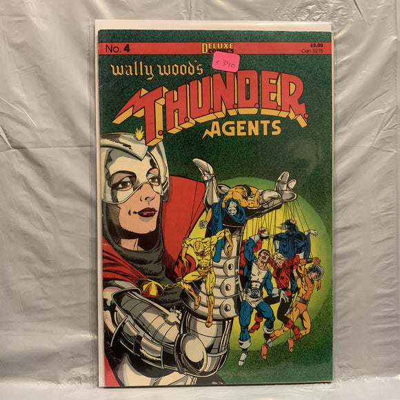 #4 Wally Wood's T.H.U.N.D.E.R.  Agents Deluxe Comics BS 9381