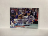 #320 Yasmani Grandal Los Angeles Dodgers 2018 Topps Series 1 Baseball Card NX
