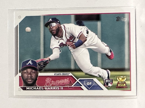 #226 Michael Harris II Rookie Atlanta Braves 2023 Topps Series One Baseball Card