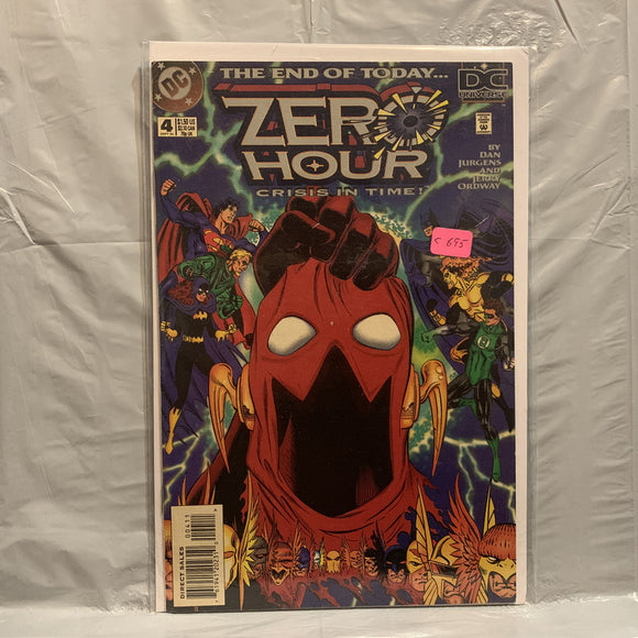 #4 Zero Hour Crisis In Time The End of Today DC Comics BS 9392