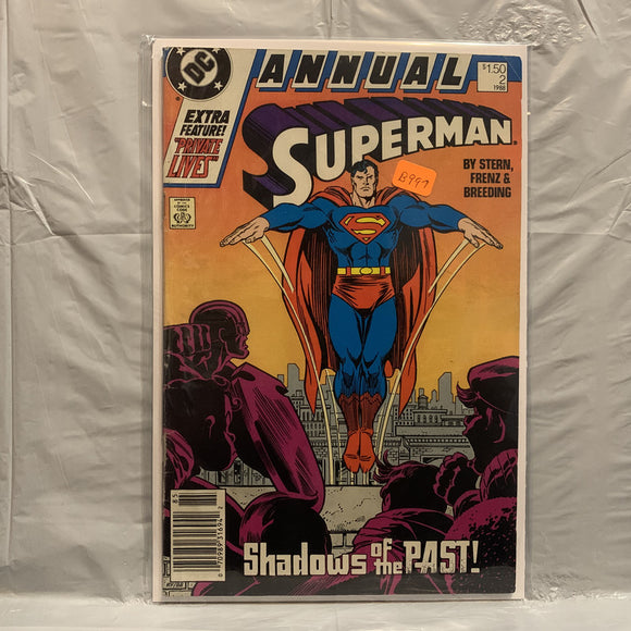 #2 Superman Annual Shadows of the Past DC Comics BS 9396