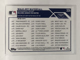 #326 Walk-Off Waterfall Minnesota Twins 2023 Topps Series One Baseball Card