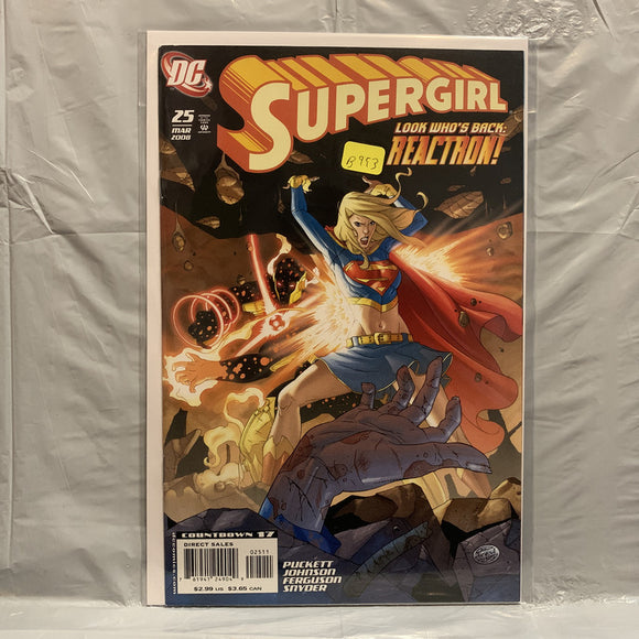 #25 Supergirl Look Who's Back Reactron DC Comics BS 9397