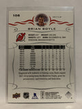 #108 Brian Boyle New Jersey Devils 2018-19 Upper Deck Series One Hockey Card