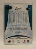 #245 Evgeni Nabokov San Jose Sharks 2008-09 Upper Deck Power Play Hockey Card  NHL