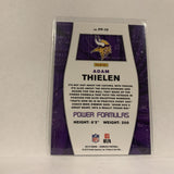 #PF-10 Adam Thielen Minnesota Vikings  2019 Donruss Football Card AV