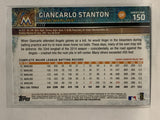 #150 Giancarlo Stanton Miami Marlins 2015 Topps Series One Baseball Card