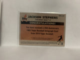 83A-JST Jackson Stephens Rookie Autograph 24/25 Cincinnati Reds 2018 Topps Series 1 Baseball Card NX