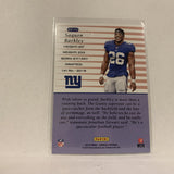 #RE-12 Saquon Barkley New York Giants  2019 Donruss Football Card AV