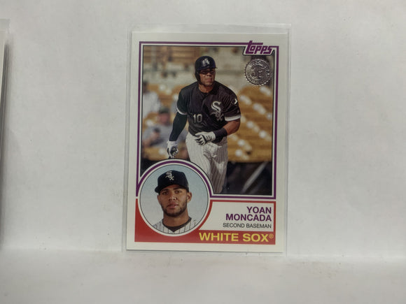 83-59 Yoan Moncada Chicago White Sox 2018 Topps Series 1 Baseball Card NX